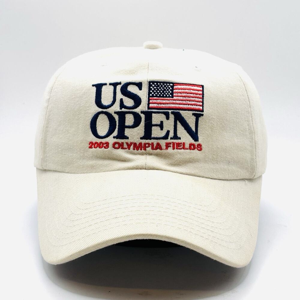 Vintage 2003 Olympia Fields USA Open Golf Tournament USGA Member Strapback Cap